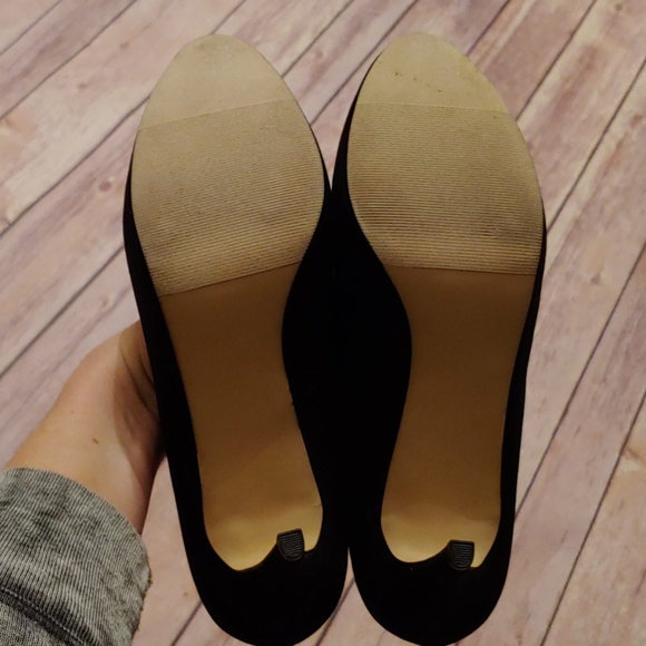 Madden Girl Jelsey Black Micro Heels - Size 7.5 - Picture 10 of 14